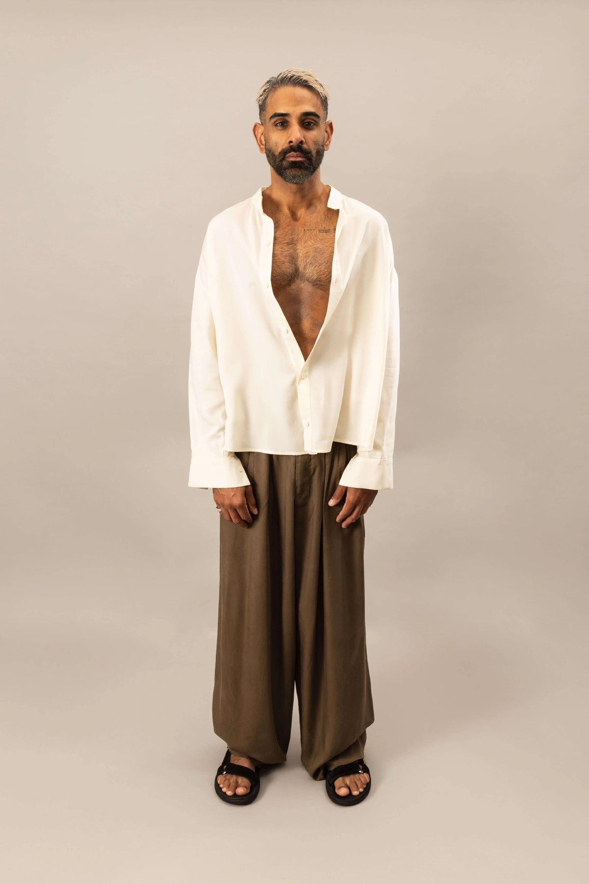 High Waisted Pleated Pants | Gumnut