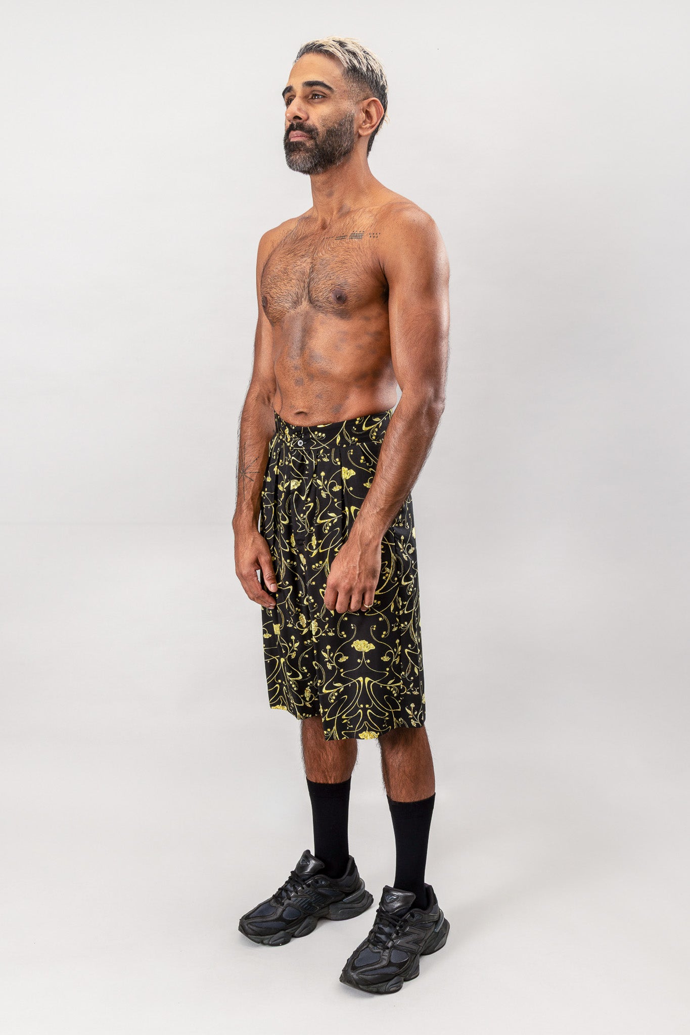 Wide Leg Shorts - Sylvan Black