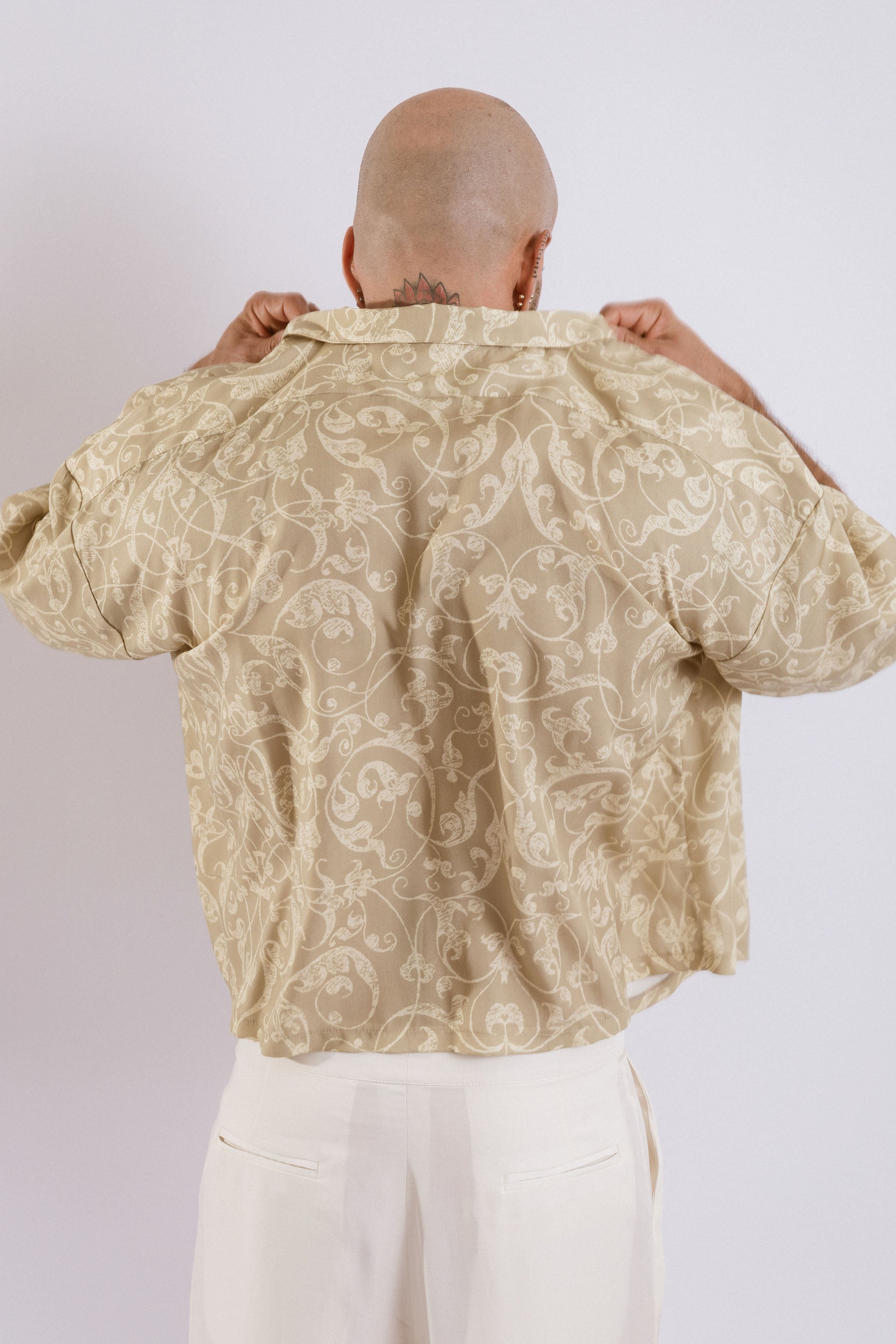 Artemisia Camp Collar Shirt - Light Arabesque