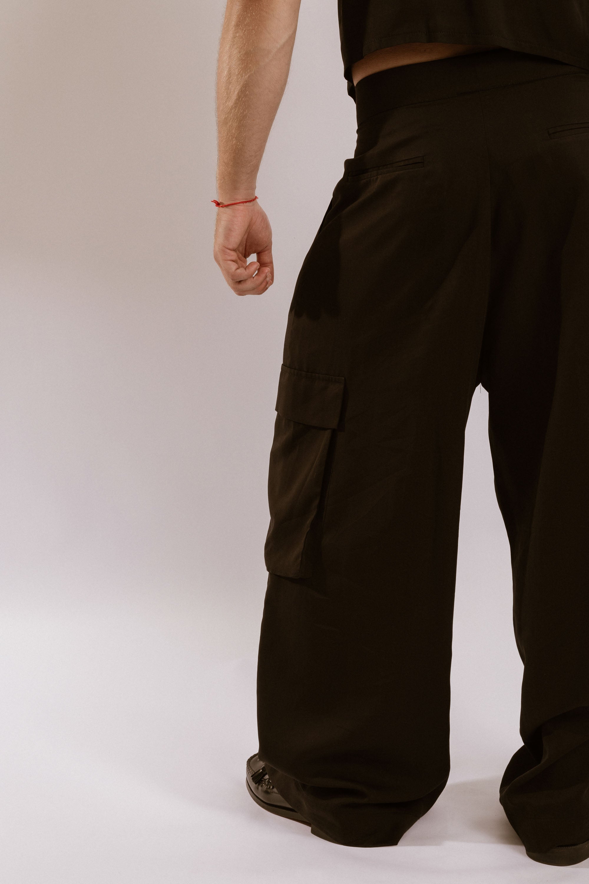 Amaranth Wide Leg Pants - Black